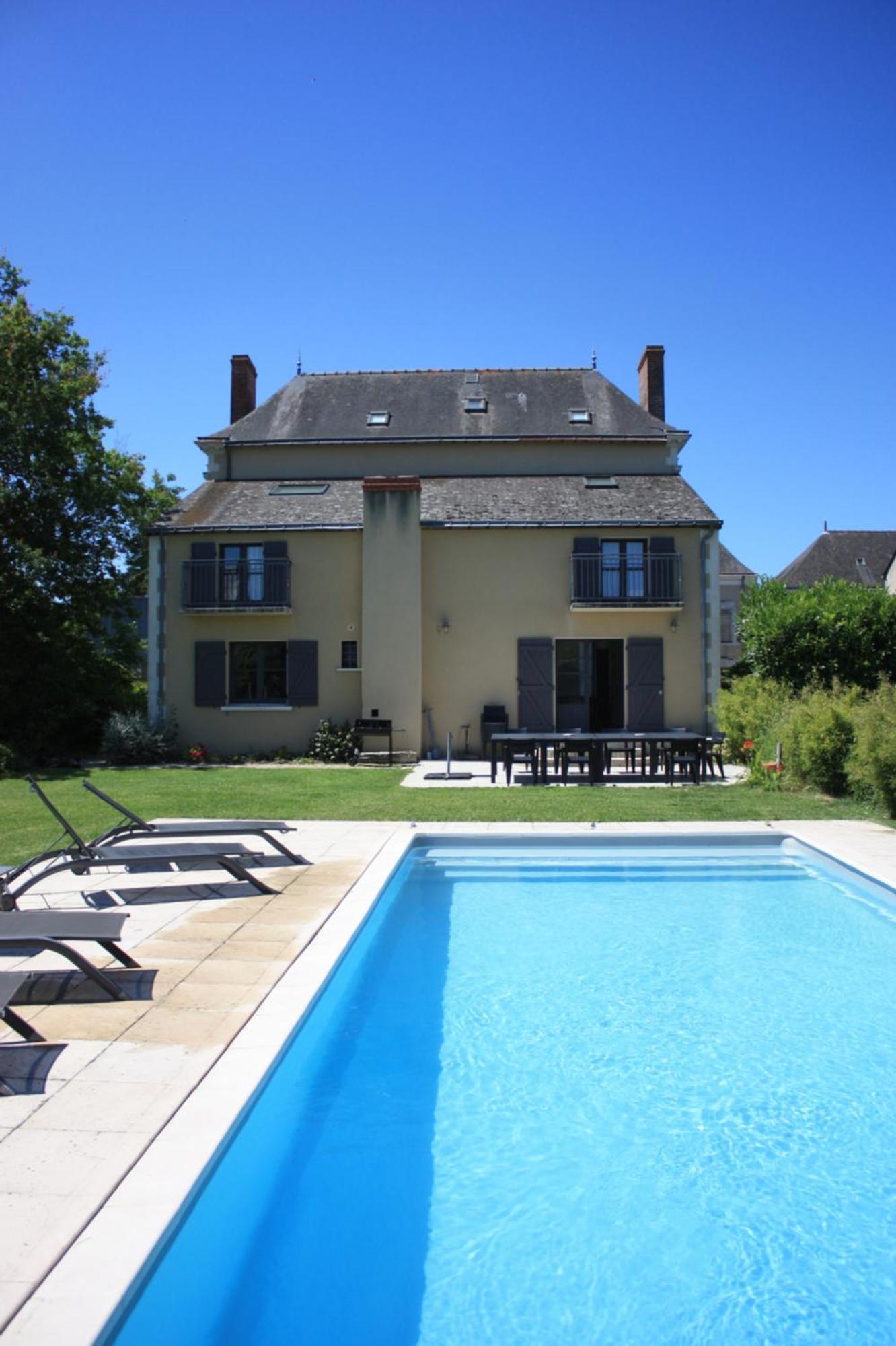 Villa Le Printemps, Maison 15 Pers Avec Piscine Cheviré-le-Rouge 外观 照片