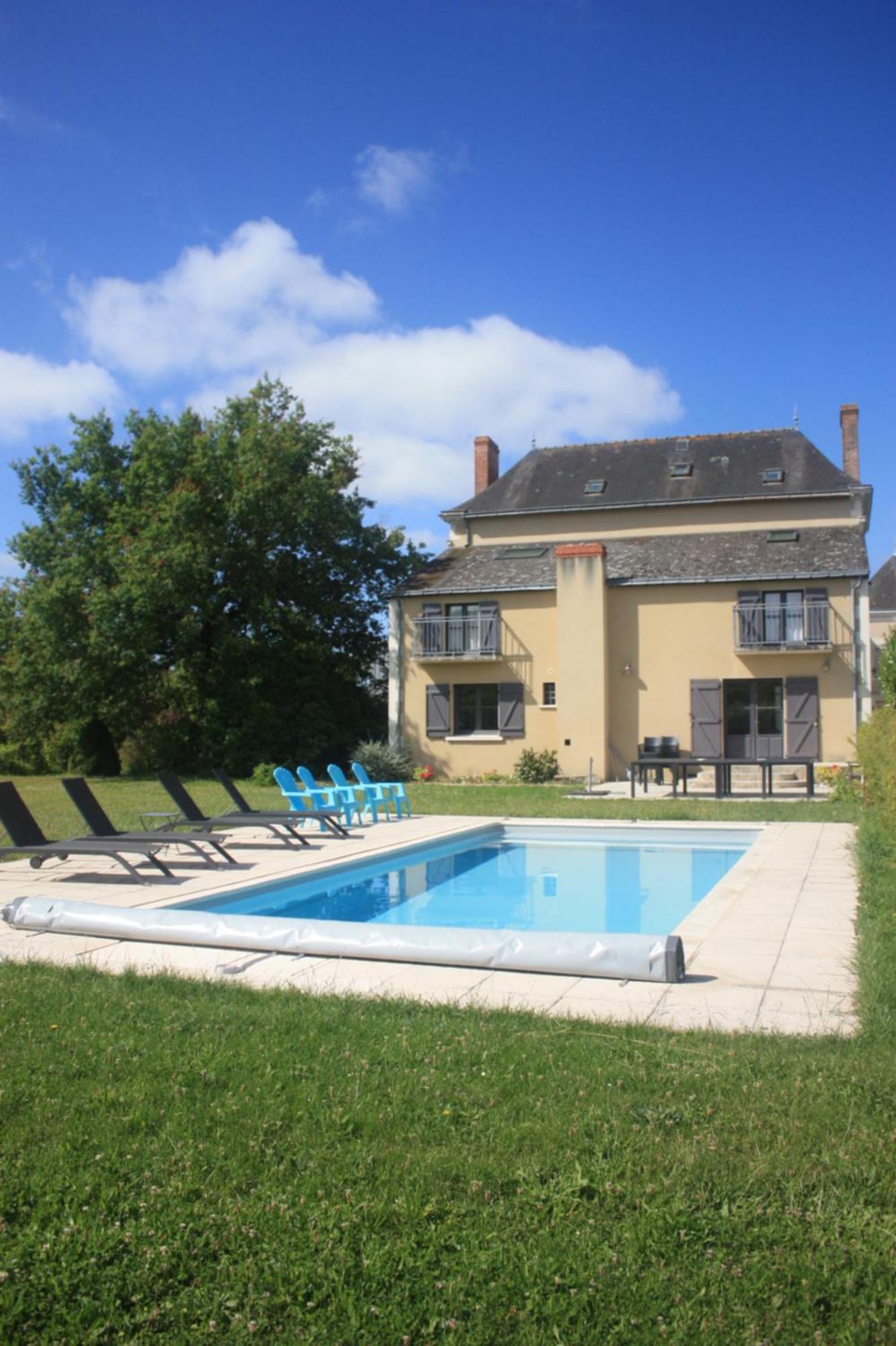 Villa Le Printemps, Maison 15 Pers Avec Piscine Cheviré-le-Rouge 外观 照片